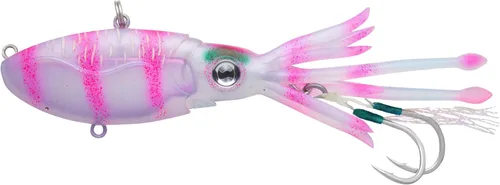 Miniatura 21 de Nomad Design Señuelo de pesca vibratorio patentado original de Squidtrex – Señuelo de plástico suave TPE con aroma añadido para agua salada con Cali