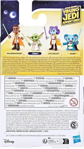 Miniatura 9 de Star Wars: Young Jedi Adventures Yoda Figura de acción, juguetes de 3 pulgadas de alto, juguetes preescolares para niños y niñas de 3 años