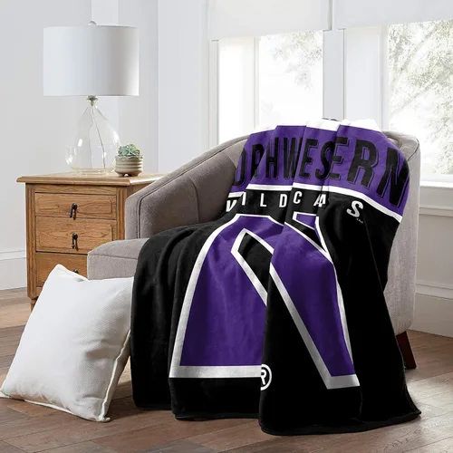 Miniatura 2 de Northwest NCAA Unisex-Adult Raschel Throw Blanket Básico