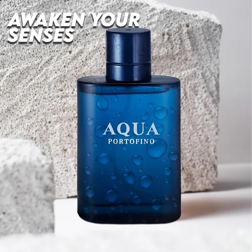 Miniatura 2 de AFLUXE Cologne para Hombre Aqua Portofino Original en Spray Natural Eau De Toilette, Perfume de Fragancia Duradera para Hombre Envase Elegante
