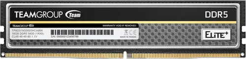 Miniatura 12 de TEAMGROUP Elite Plus DDR5 32 GB (2 x 16 GB) 6400 MHz PC5-51200 CL52 sin búfer sin ECC 1.1V UDIMM 288 pines Módulo de memoria de escritorio Ram Canal