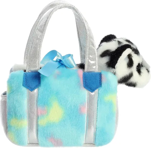 Miniatura 2 de Aurora Fashion Fancy Pals Blueberry Snow Leopard - Peluche con elegante bolso para divertirse con disfraz, perfecto para niños de 3 años, disfraces