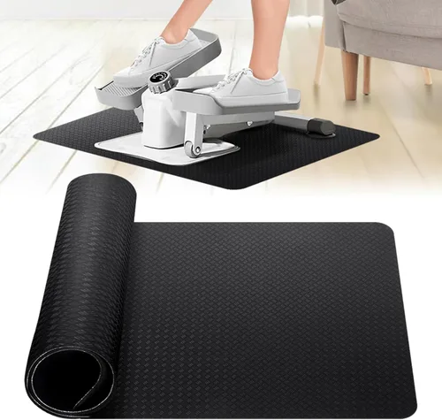 Alfombrilla elíptica para debajo del escritorio, equipo de ejercicio antideslizante para bicicleta Peloton, pequeña alfombrilla de ejercicio para