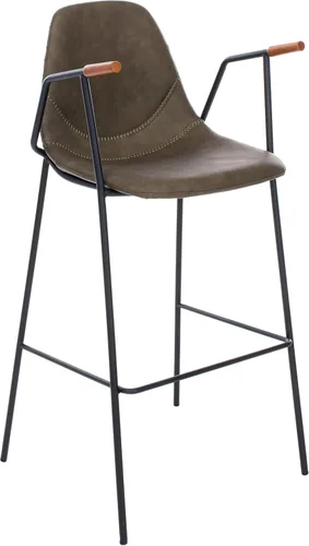 Miniatura 12 de Safavieh Home Collection Tanner Taburete de bar gris ceniza Mid-Century