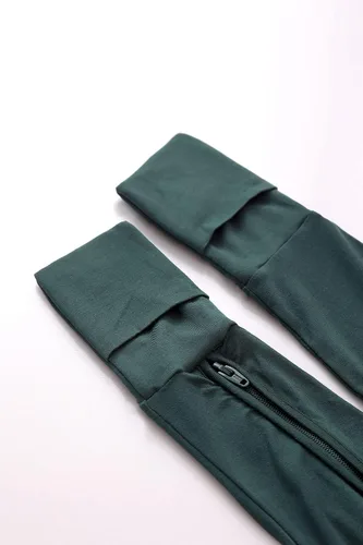 Miniatura 50 de Pijama de viscosa de bambú sin pies para niños y niñas, pijamas con cremallera para dormir y jugar, mameluco - 0-24 meses