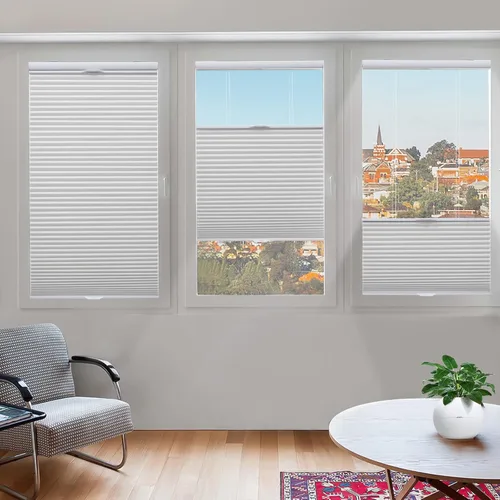 Miniatura 50 de Tonature Persianas Celulares de Tamaño Personalizado para Ventanas Cortinas Blackout sin Cordón Persianas Enrollables Protección UV Aislamiento