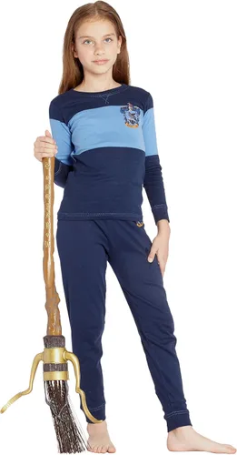 Miniatura 3 de Harry Potter Conjunto de pijama de algodón Quidditch House Crest para niños grandes