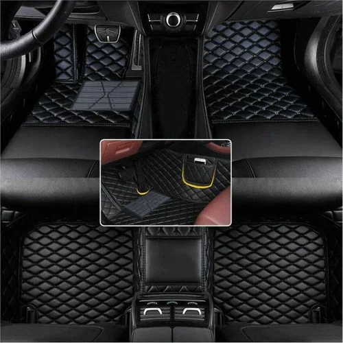 Miniatura 16 de Alfombrillas automotrices personalizadas para Mercedes Benz A B C CLA CLS CLK GLE GLS GLA GLK GL ML G S GLC SL CL SLC R SLK, etc. Tapete de cuero