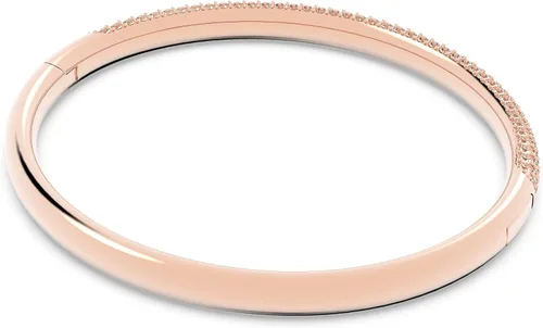 Miniatura 5 de Swarovski Brazalete Dextera, cristal transparente, acabado en tono oro rosa