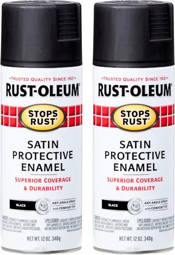 Miniatura 99 de Rust-Oleum 285092 - Pintura en aerosol para prevención del óxido, 12 onzas, transparente satinado Satinado claro