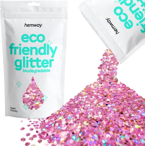 Miniatura 90 de Purpurina biodegradable, holográfica plateada, 3.5 onzas, respetuosa con el medio ambiente, extra gruesa, bioecológica, vegana para festivales