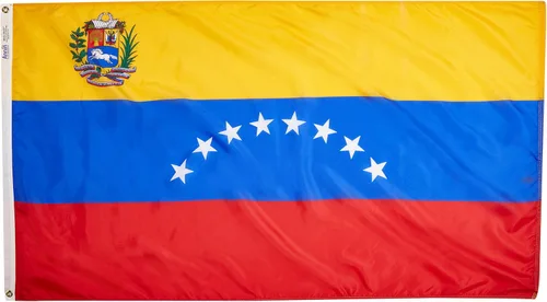 Miniatura 6 de Annin Flagmakers Bandera de Venezuela fabricada en Estados Unidos según las especificaciones oficiales de diseño de las Naciones Unidas, 4 x 6 pies