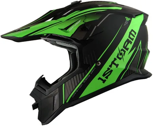 Miniatura 12 de 1Storm - Casco de motocross para adultos BMX MX ATV Dirt Bike Downhill Mountain Bike, estilo de carreras H637