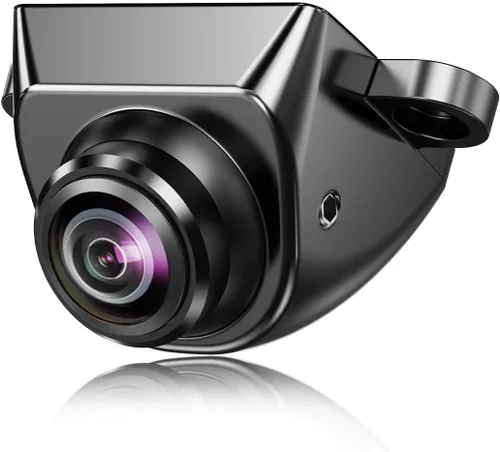 GreenYi AHD 720P Cámara trasera inversa para automóvil, SUV, RV, remolque, cámper, camioneta, camioneta, camioneta, carcasa de metal, lente de ojo