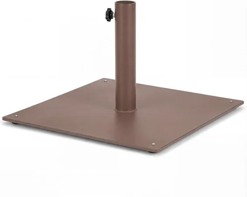Miniatura 12 de Tangkula Base de sombrilla de patio de 35 libras, soporte de sombrilla resistente de 20 pulgadas, base cuadrada para sombrilla con almohadillas