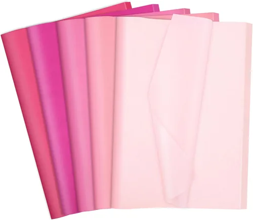 Miniatura 8 de woric 120 hojas de papel de seda verde para bolsas de regalo, papel de seda multicolor grueso de 17 GSM, a granel para envolver regalos, graduación