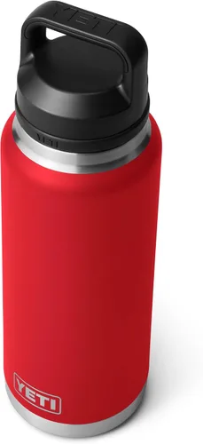 Miniatura 7 de YETI Rambler - Botella de 36 onzas, aislada al vacío, a prueba de fugas, de acero inoxidable con tapón para sorbos Aislamiento al vacío Rojo