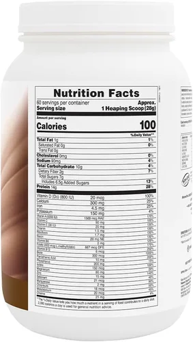 Miniatura 3 de NaturesPlus SPIRU-TEIN - Batido de proteínas a base de plantas de 3.7 libras, sin OMG, vegetariano, sin gluten, 60 porciones