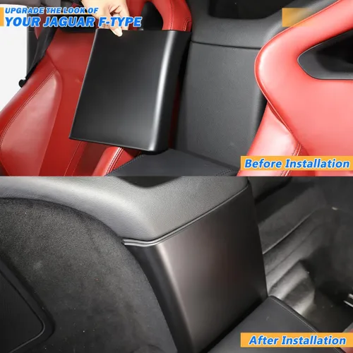Miniatura 2 de Funda protectora para reposabrazos de control central de automóvil para Jaguar Tipo F 2013-2024, protector de caja de almacenamiento de consola