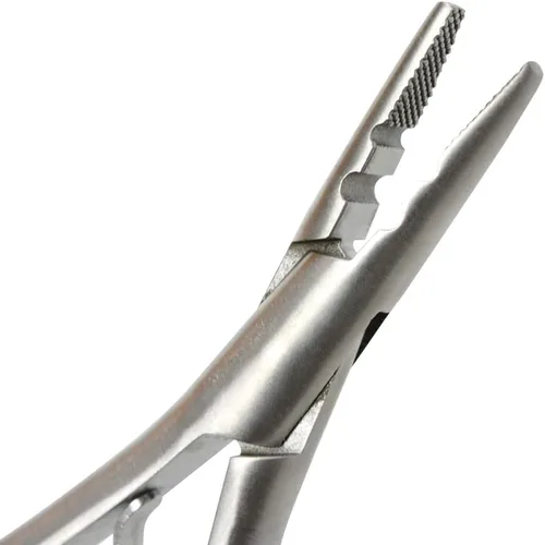Miniatura 5 de 1 pieza de extensiones de cabello de acero inoxidable y alicates de extracción con 2 agujeros, herramienta de extensión de cabello para micro