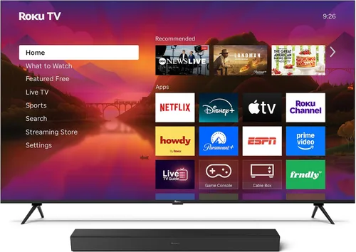 Miniatura 15 de Roku Smart TV 2025 – Serie Plus de 55 pulgadas, TV Mini-LED – RokuTV con control remoto de voz mejorado – Televisión 4K QLED de pantalla plana
