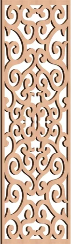 Miniatura 134 de Eveline - Paneles decorativos de pared de madera con calado, 13 3/8 pulgadas de ancho x 34 3/8 pulgadas de alto x 3/8 de alto, roble rojo rojo