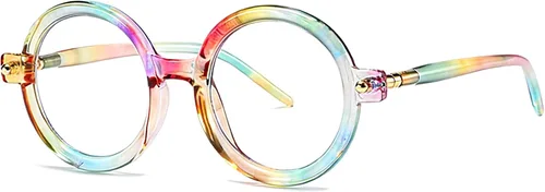 Miniatura 7 de Gafas de lectura redondas retro para mujer, bloqueo de luz azul, marcos de anteojos de gran tamaño, lente grande