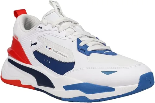 Miniatura 2 de PUMA Hombres BMW MMS R-Fast Lace Up Zapatillas Zapatos Casual - Blanco