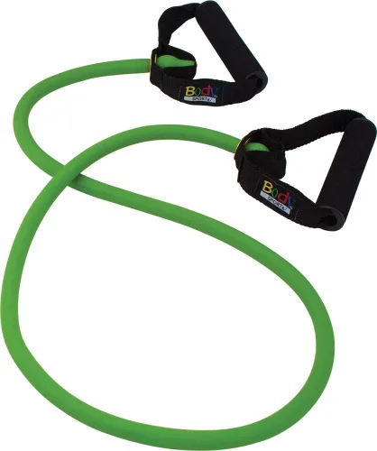 Miniatura 3 de Body Sport Studio Series Resistance Tubes with Hard Handles - 4 ft Bands for Toning, Strengthening, Stretching, Rehabilitation, and Mobility