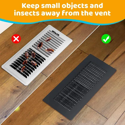 Miniatura 5 de Orzbow Cubierta de ventilación de silicona suave a prueba de bebés para pared del hogar, techo, suelo, deflector de ventilación de piso a prueba