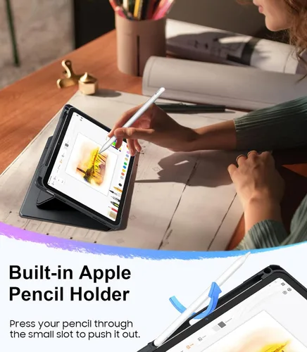 Miniatura 6 de Fintie Estuche con soporte vertical para iPad (A16) de 11ª generación de 11 pulgadas (2025), iPad de 10ª generación de 10.9 pulgadas (2022), funda