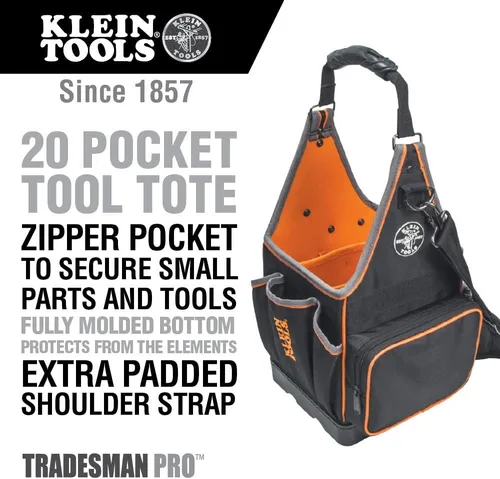 Miniatura 2 de Klein Tools 554158 –- 14 Tradesman Pro Organizador bolsa 8-Inch bolsa pulgadas