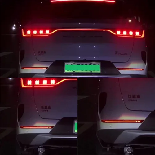 Miniatura 8 de Luz de freno LED para coche para BYD SONG PLUS 2020 2021 2022, LED Night DRL + luz de freno + señales de giro amarillas Streamer, Star Scan