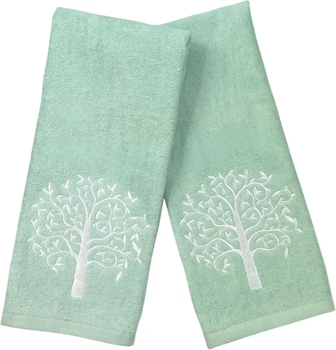 Miniatura 33 de Serafina Home Toallas de mano náuticas para huéspedes: Coastal Love Anchors The Soul, 2 piezas suaves y absorbentes