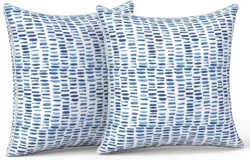 Miniatura 55 de LVTXIII Juego de 2 almohadas lumbares para patio, 12 x 20 pulgadas, resistentes a la decoloración, para exteriores con interiores, cojines lumbares
