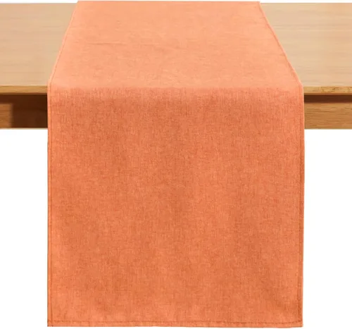 Miniatura 9 de Camino de mesa de 13 x 72 pulgadas de largo, algodón lino estilo granja gris mantel de mesa para cocina, comedor, mesa de café, fiestas, boda
