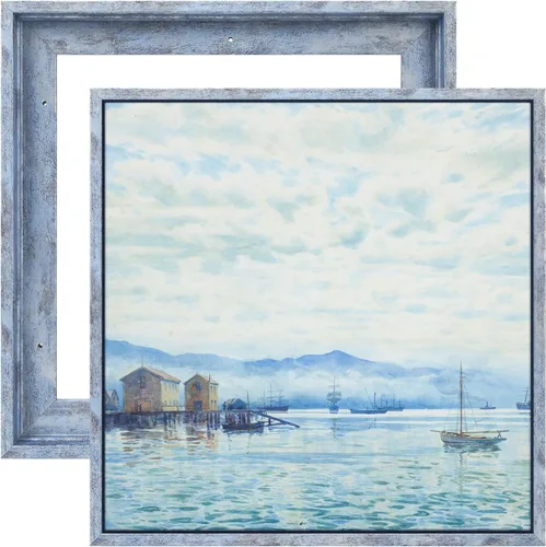 Miniatura 15 de Marco flotante para pintura en lienzo de 5 x 7 pulgadas con 0.6 a 0.8" de profundidad, paquete de 3 marcos flotantes para impresiones en lienzo