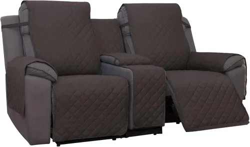 Miniatura 16 de PureFit Funda de Sofá de Dos Plazas Reclinable Reversible Resistente al Agua - Protector de Muebles Antideslizante para Reclinable de 2 Asientos