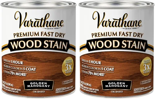 Miniatura 13 de Varathane Premium - Colorante de madera de secado rápido, cuarto de galón, roble primaveral color fantasía (Spring Oak)