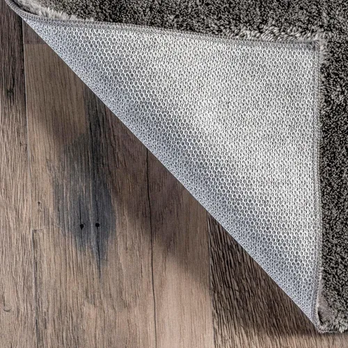 Miniatura 4 de nuLOOM Alfombra de Área Redonda Cozy Plush SuperiorWash de 6 pies, lavable a máquina, antideslizante, alfombra shag suave y esponjosa para sala