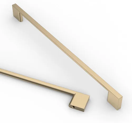 Miniatura 14 de Asidrama - Paquete de 10 manijas de gabinete de cocina de oro cepillado de 3 pulgadas (76mm), tiradores de gabinete, herrajes para gabinete