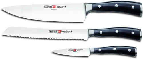 Miniatura 4 de WÜSTHOF Classic IKON - Juego de cuchillos de chef asiáticos de 2 piezas, color negro
