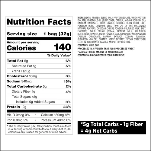 Miniatura 2 de Quest Nutrition Paquete Variado de Chips de Proteína, BBQ, Cheddar y Crema Agria, Crema Agria y Cebolla, Alto en Proteína, Bajo en Carbohidratos