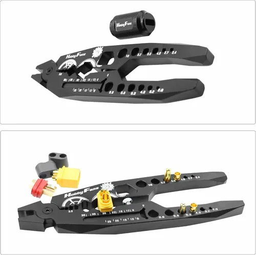 Miniatura 6 de Alicates de amortiguador de metal, abrazadera de bola de varilla y llave de rótula, juego combinado de herramientas RC multifunción para 1/8 1/10 RC