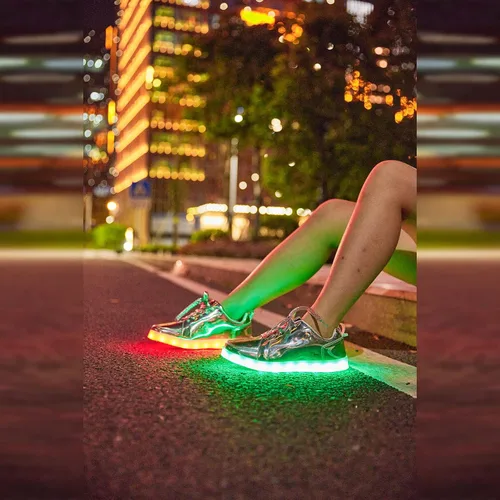 Miniatura 5 de YIQIZQ Led Shoes for Men Women Light Up Sneakers Shoes Low Tops USB Charging Glowing Luminous Sneakers for Festivals, Christmas, Halloween, New Year