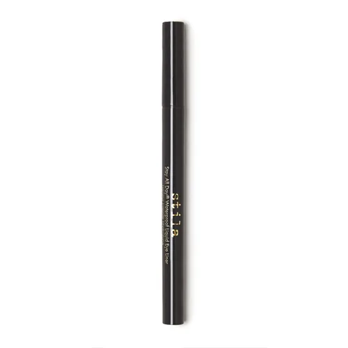 stila Delineador de ojos líquido impermeable, maquillaje que permanece todo el día con punta de pincel fina acabado satinado duradero, a prueba de