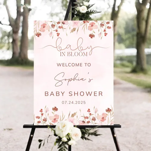 Miniatura 23 de Letrero de bienvenida personalizado para baby shower, 12 x 18, 24 x 18, 24 x 18, 24 x 36 pulgadas
