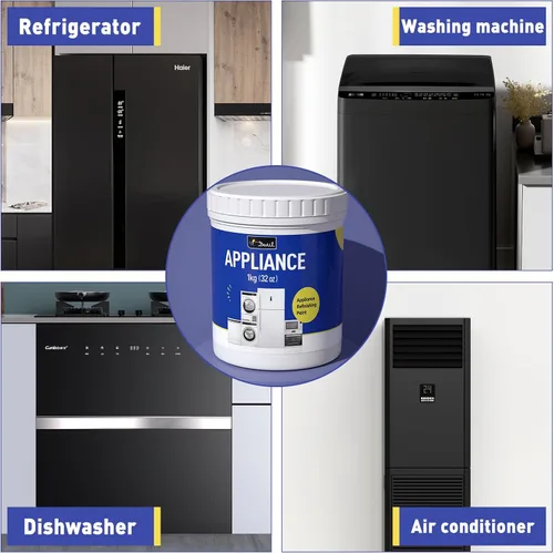 Miniatura 6 de DWIL Pintura para Electrodomésticos para Refrigerador - Pintura para Refrigerador a Base de Agua, Interior, para Superficies de Plástico y Metal