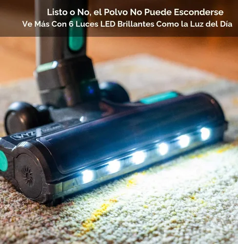 Miniatura 3 de Wyze - Aspiradora inalámbrica S con potente succión de 20Kpa, barra ligera con filtro HEPA, potente motor sin escobillas de 300W, tiempo