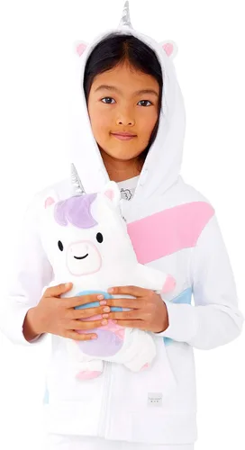 Miniatura 6 de Cubcoats Sudadera con capucha 2 en 1 para niños y peluche suave, Marrón
